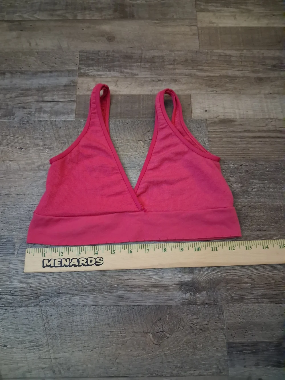 Anthropologie Wireless Bralette Women's Size XS/S Pink Ribbed